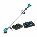 Makita 36V X2 BL 15'' Brushless Cordless String Trimmer Kit with 4 5.0 Ah Lithium-Ion Batteries 200XRU15PT1